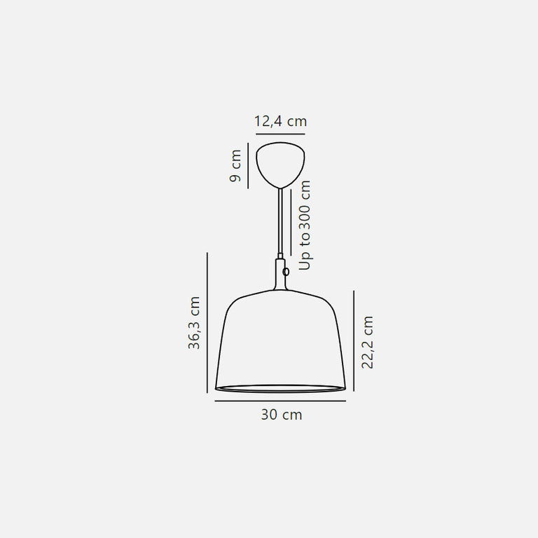 Norbi 30 Pendant Black - 2220123003