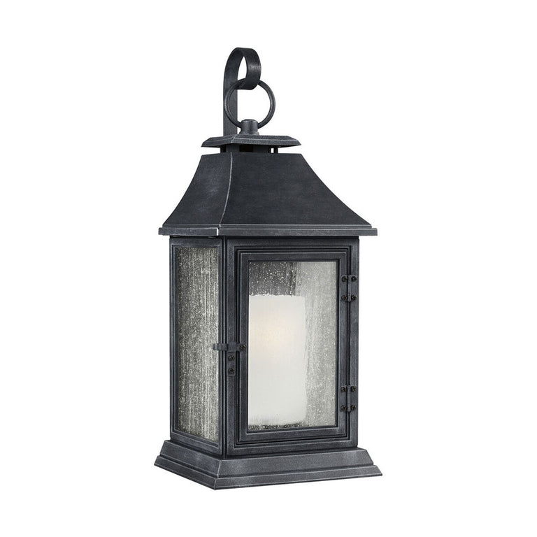Sean Lavin Shepherd Outdoor Small Wall Lantern Dark Weathered Zinc