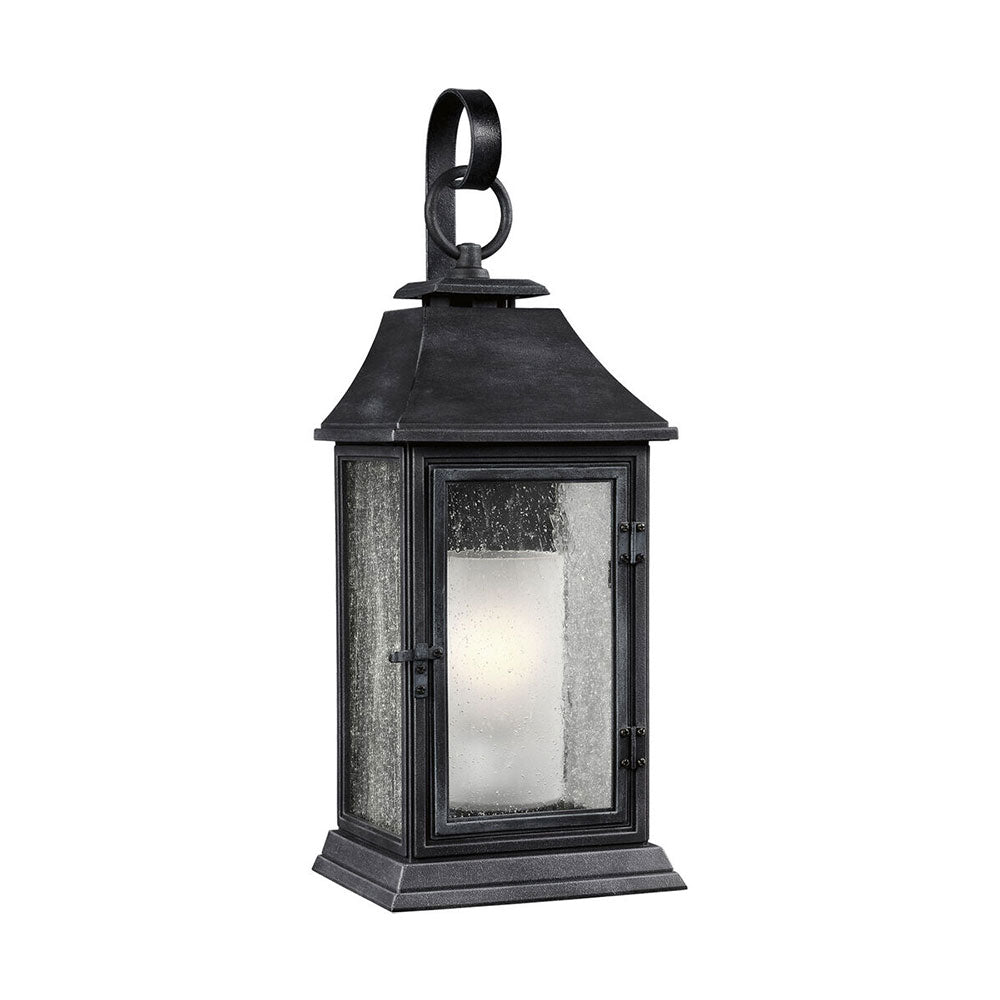 Sean Lavin Shepherd Outdoor Medium Wall Lantern Dark Weathered Zinc