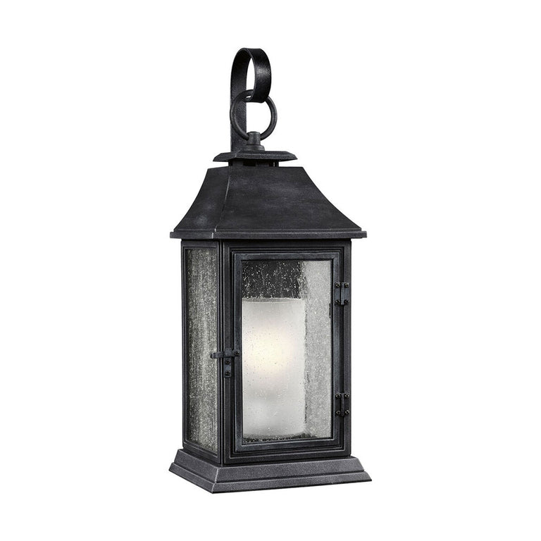 Sean Lavin Shepherd Outdoor Medium Wall Lantern Dark Weathered Zinc