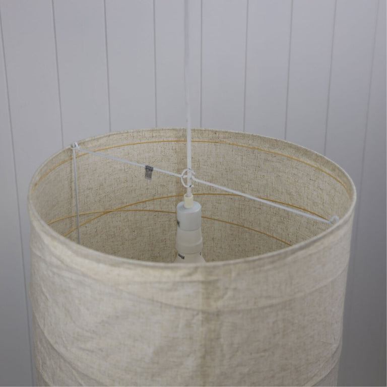 Boheme 450mm Flax Linen Shade Only - OL2245/45FX