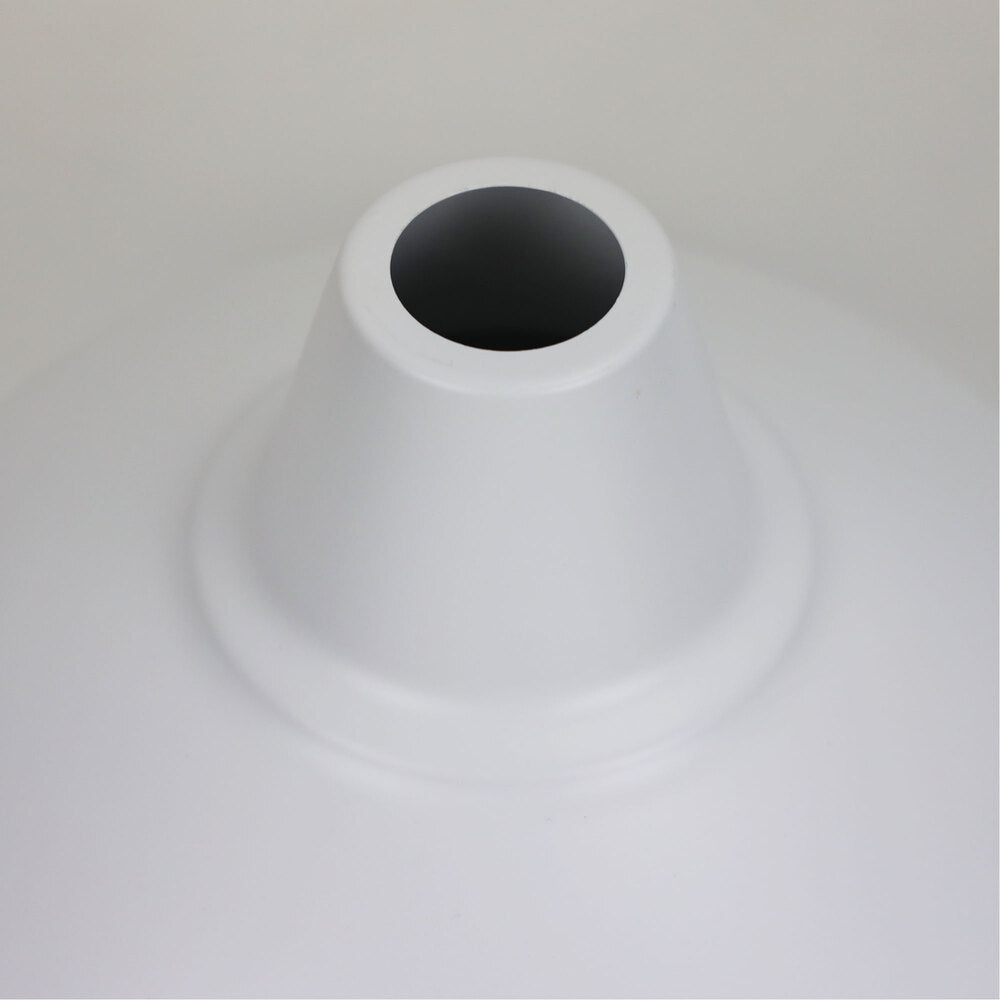 Warehouse 310mm Metal Shade Matt White - OL2260/31WH