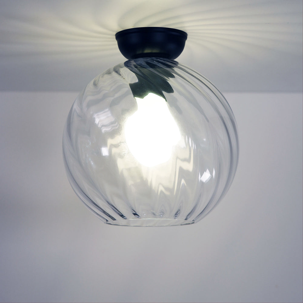 Twist.20 Textured Clear Glass DIY Black - OL2262BK