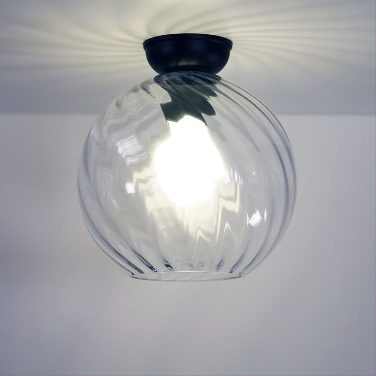 Twist.20 Textured Clear Glass DIY Black - OL2262BK