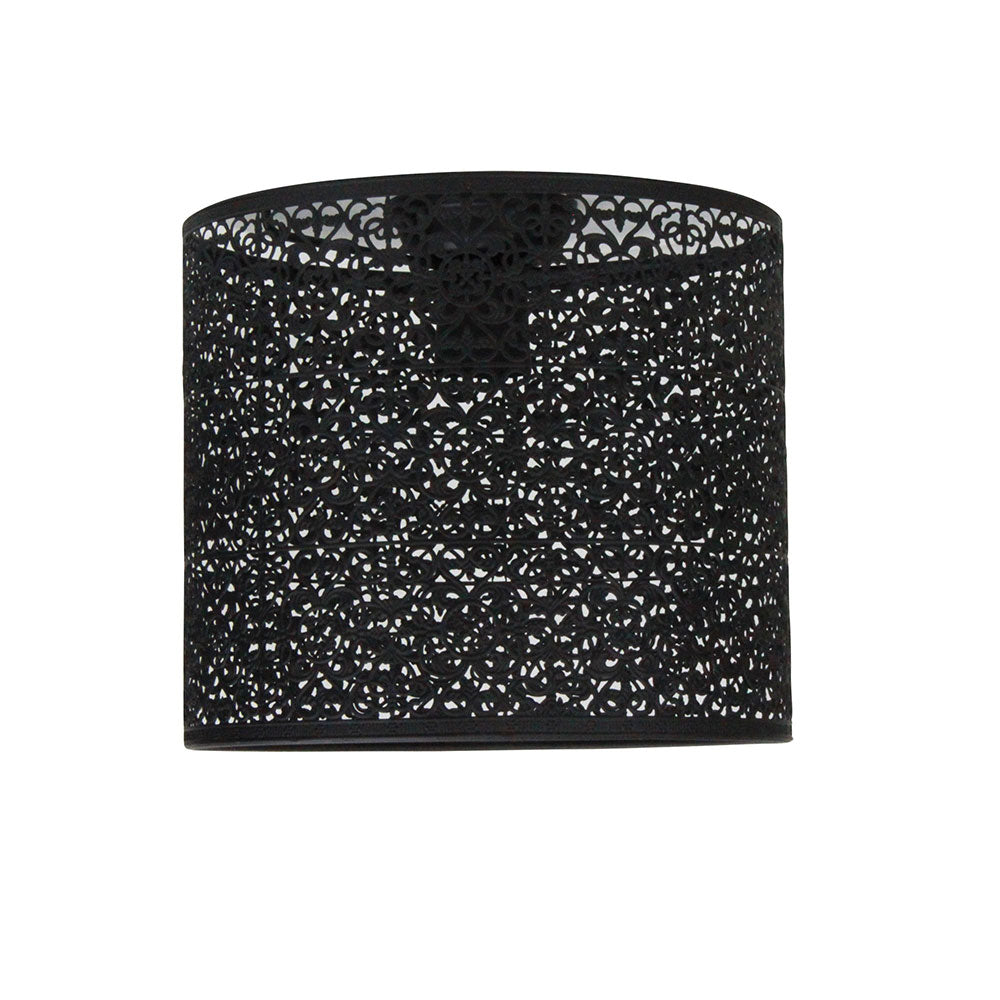 Bursa Laser Cut Metal Shade Black - OL2267BK