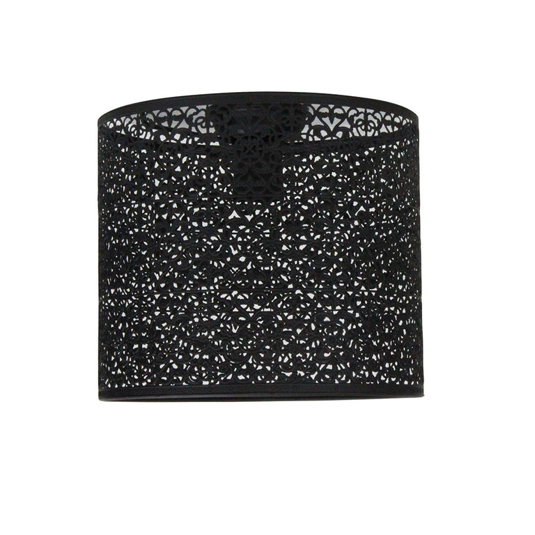Bursa Laser Cut Metal Shade Black - OL2267BK