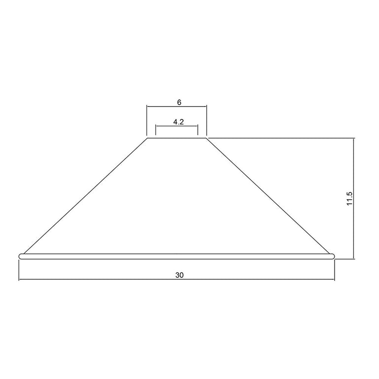 Victoriana 12" Industrial Metal Shade Matt Black - OL2270/30BK