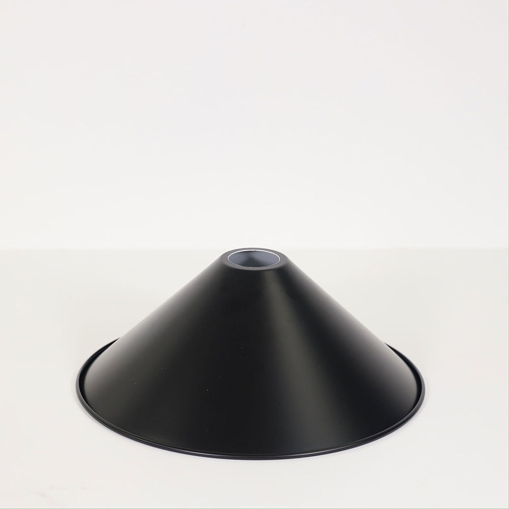 Victoriana 12" Industrial Metal Shade Matt Black - OL2270/30BK