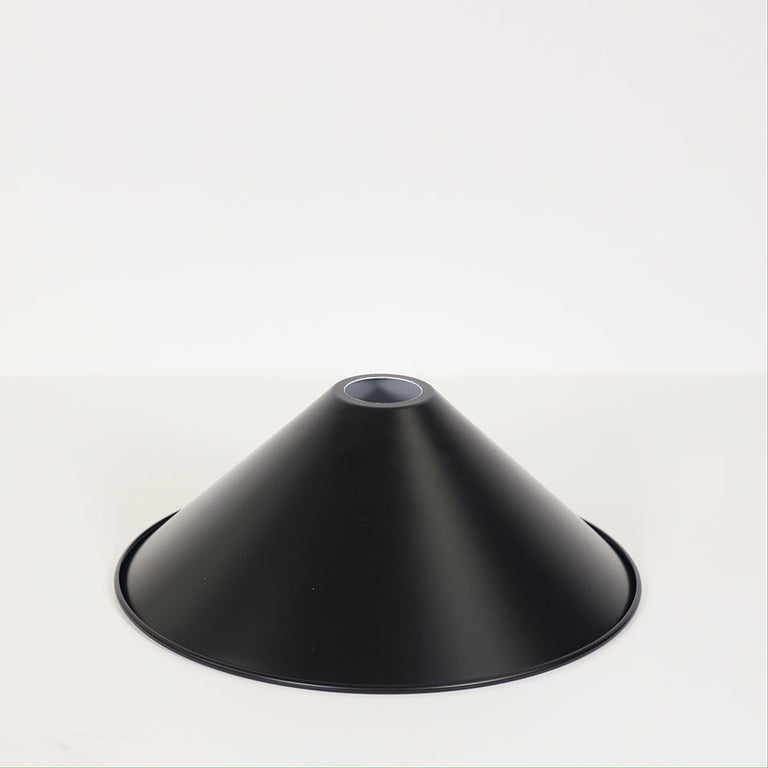 Victoriana 12" Industrial Metal Shade Matt Black - OL2270/30BK