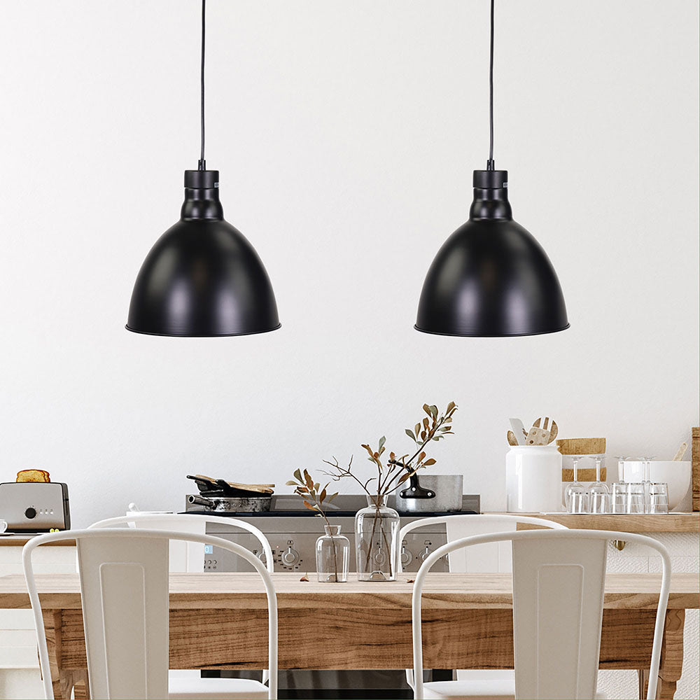 Dawson.25 Barn Style 10" Metal Shade Black - OL2285/25BK