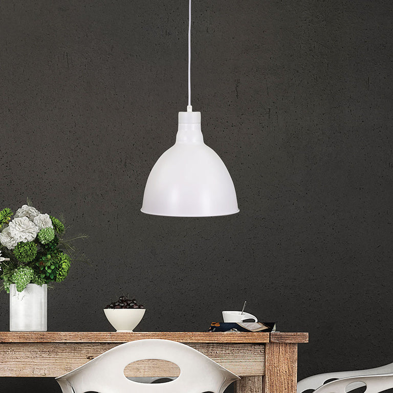 Dawson.25 Barn Style 10" Metal Shade White - OL2285/25WH