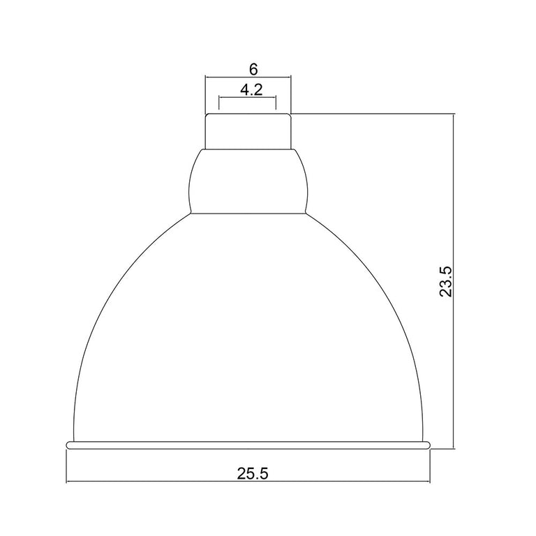 Dawson.25 Barn Style 10" Metal Shade Black - OL2285/25BK