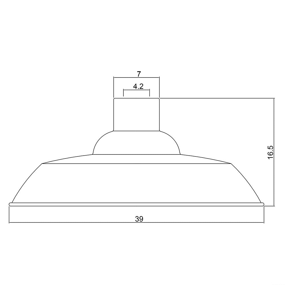 Slater.38 Industrial Metal Shade Rust - OL2298/38RU