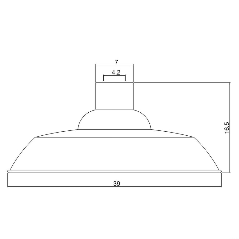 Slater.38 Industrial Metal Shade Rust - OL2298/38RU