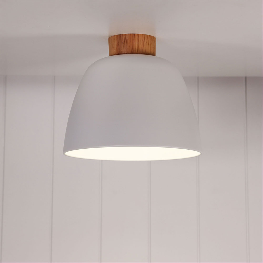 Tommy Metal & Wood DIY Shade White - OL2461WH
