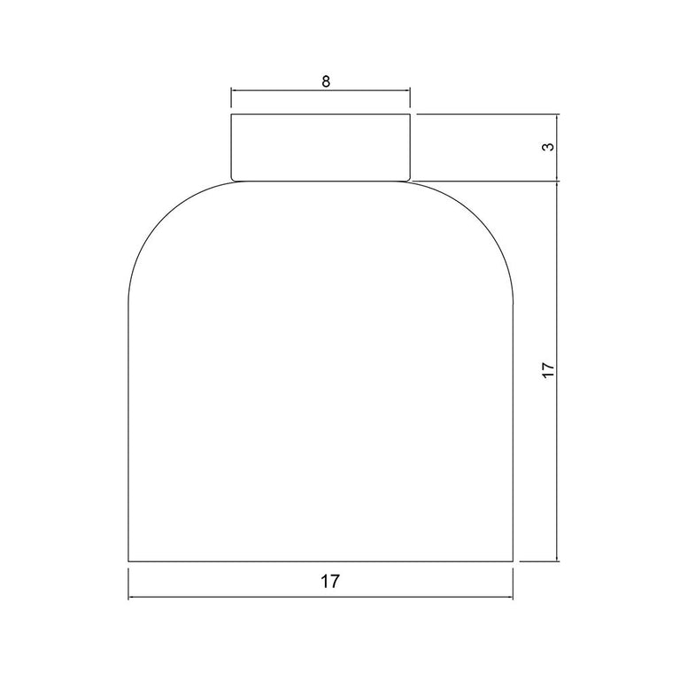 Burton Metal & Glass DIY Shade Brass - OL2465BR