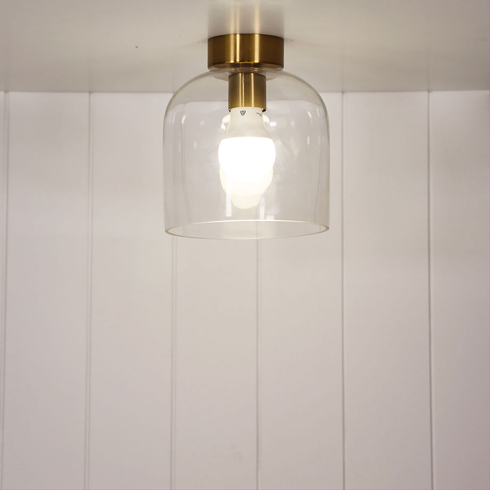 Burton Metal & Glass DIY Shade Brass - OL2465BR