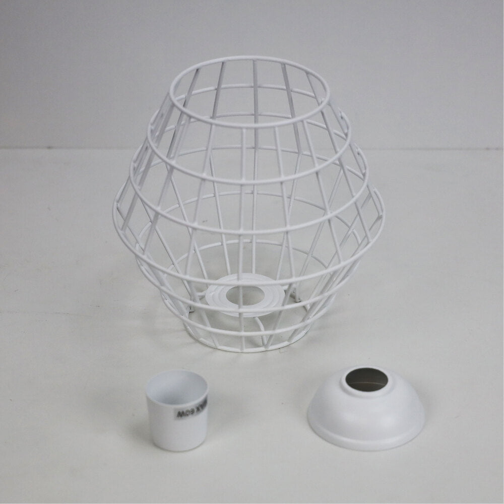 Maci.18 Wire Mesh DIY Batten Fix Matt White - OL2542WH