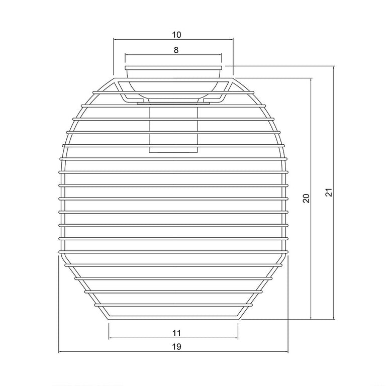 Eve.18 Metal Mesh DIY Shade Matt Black - OL2543BK