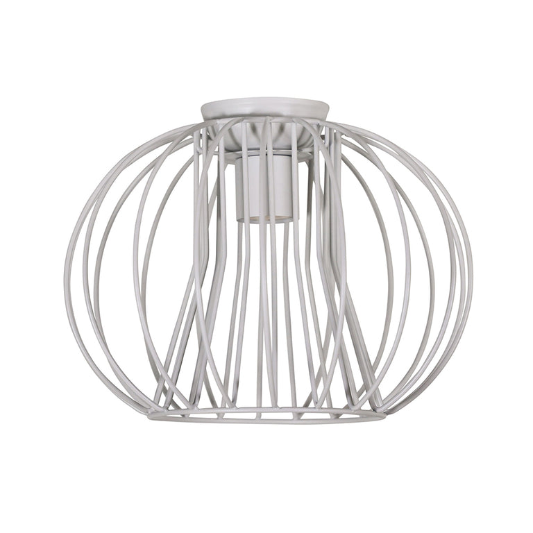 Malo.25 Industrial Style DIY Shade White - OL2546WH