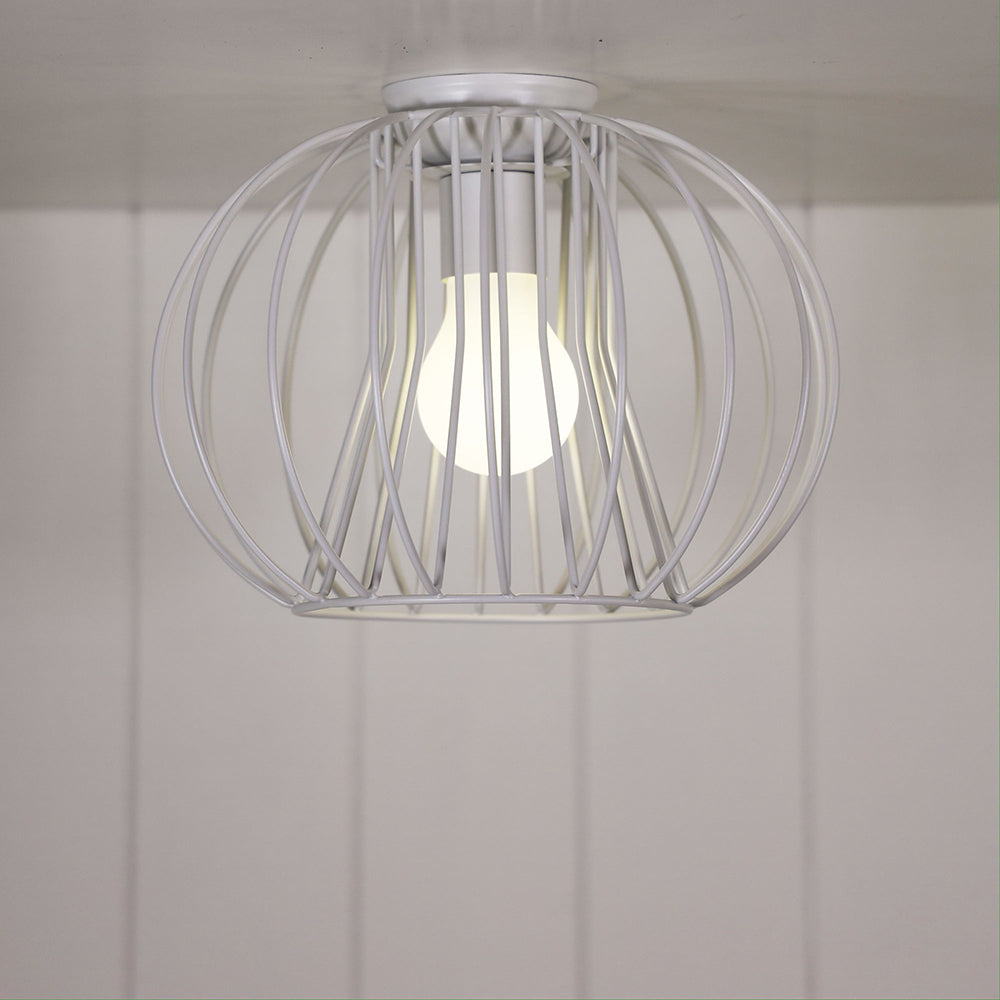 Malo.25 Industrial Style DIY Shade White - OL2546WH