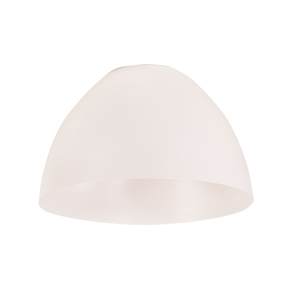 Strobe 25cm Domed Metal DIY White - OL2585WH
