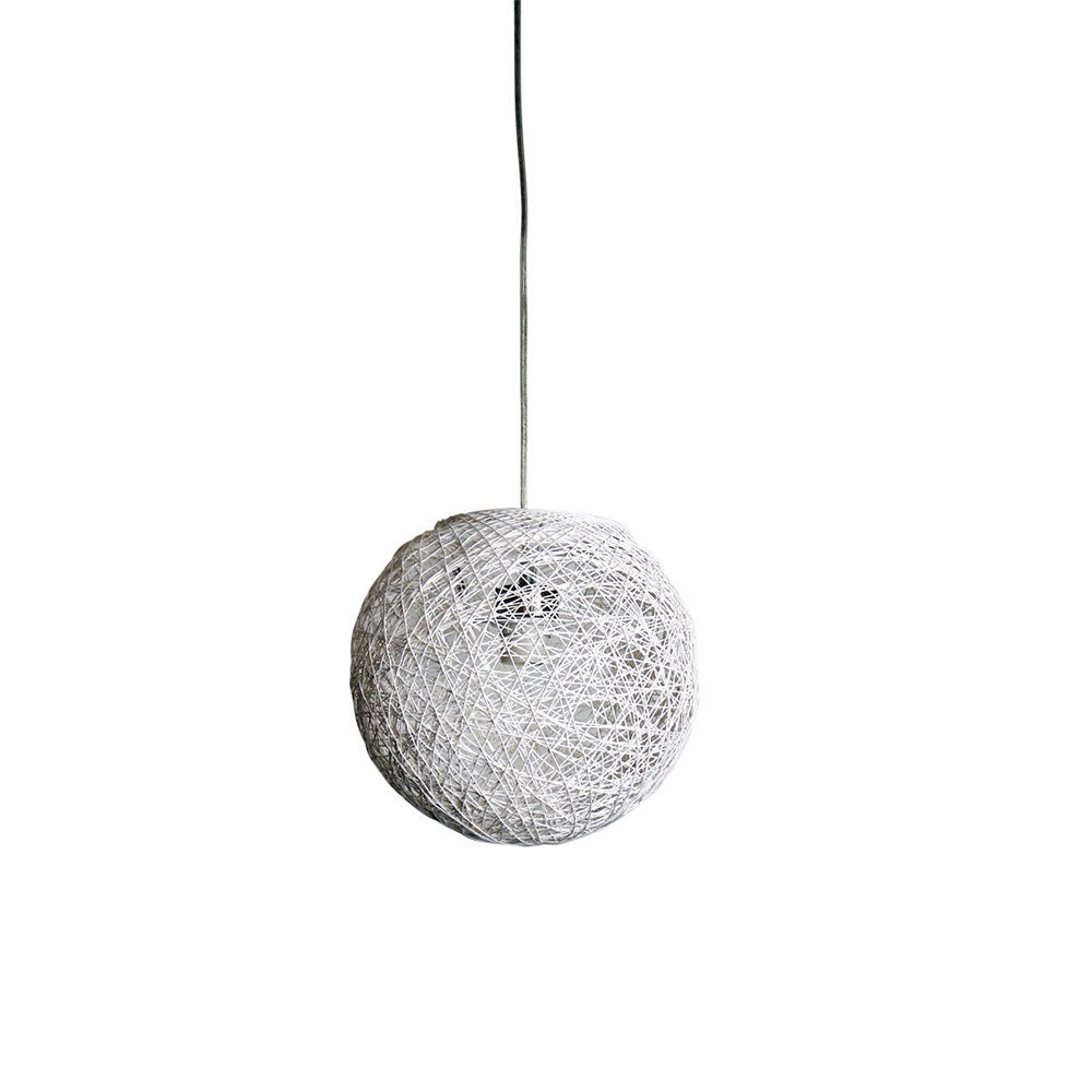 Cocoon 30 Cotton Spun Pendant Shade White - OL2729/30WH