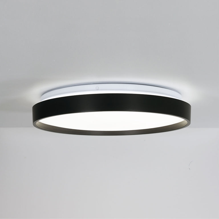 Leena.48 30W LED Dimmable Oyster Black / Tri-Colour - OL49781/48BK