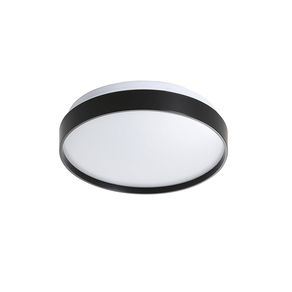Leena.33 12W LED Dimmable Oyster Black / Tri-Colour - OL49781/33BK