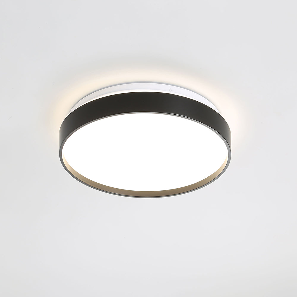 Leena.33 12W LED Dimmable Oyster Black / Tri-Colour - OL49781/33BK