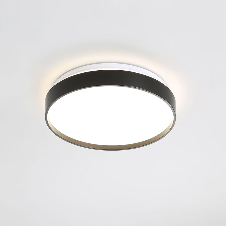 Leena.33 12W LED Dimmable Oyster Black / Tri-Colour - OL49781/33BK