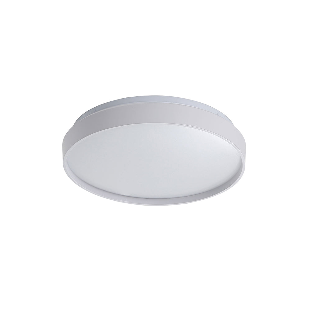 Leena.33 12W LED Dimmable Oyster White / Tri-Colour - OL49781/33WH