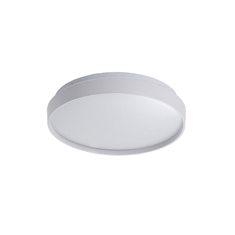 Leena.33 12W LED Dimmable Oyster White / Tri-Colour - OL49781/33WH