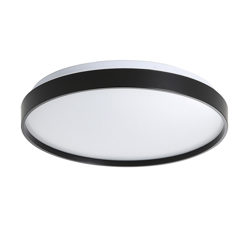 Leena.48 30W LED Dimmable Oyster Black / Tri-Colour - OL49781/48BK