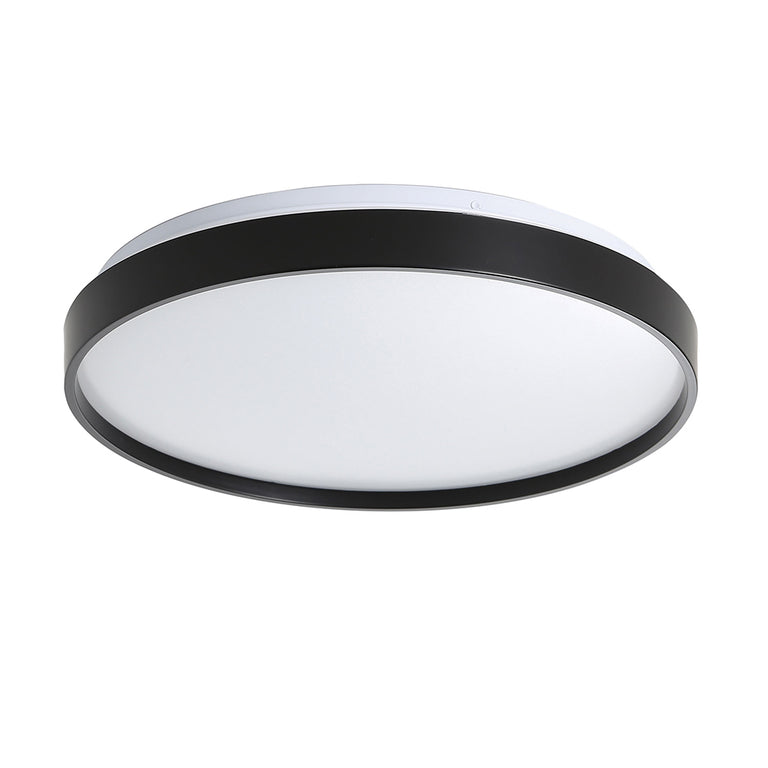 Leena.48 30W LED Dimmable Oyster Black / Tri-Colour - OL49781/48BK