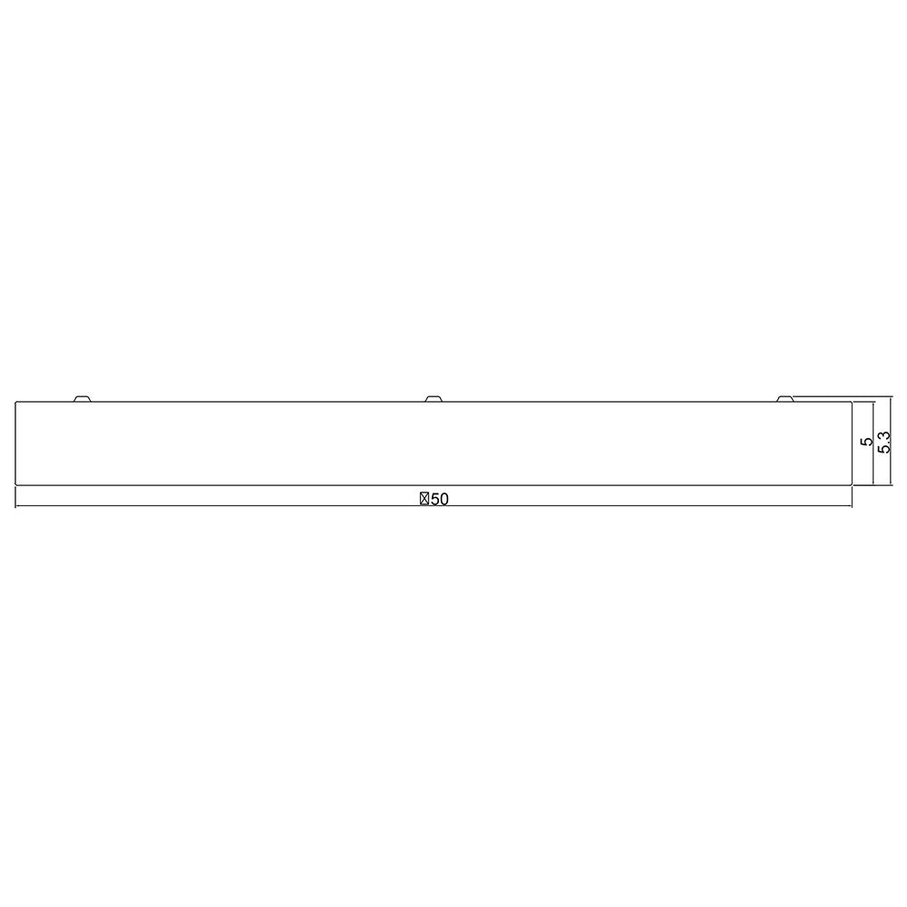 Orbis.50 30W LED Dimmable Surface Mounted Oyster White / Tri-Colour - OL49861/50WH