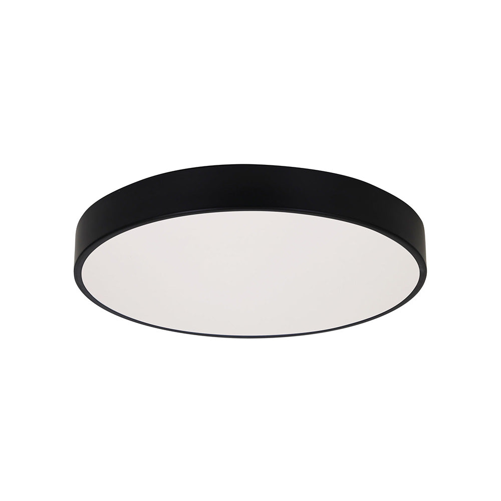 Orbis.40 24W LED Dimmable Surface Mounted Oyster Black / Tri-Colour - OL49861/40BK