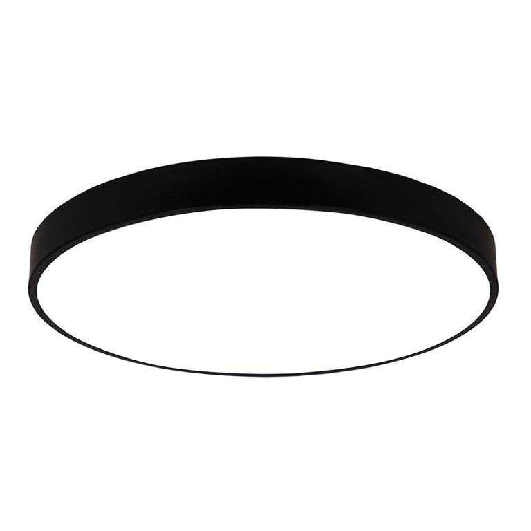 Orbis.50 30W LED Dimmable Surface Mounted Oyster Black / Tri-Colour - OL49861/50BK