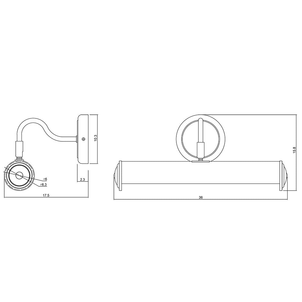 Picture Light Chrome - OL50800CH