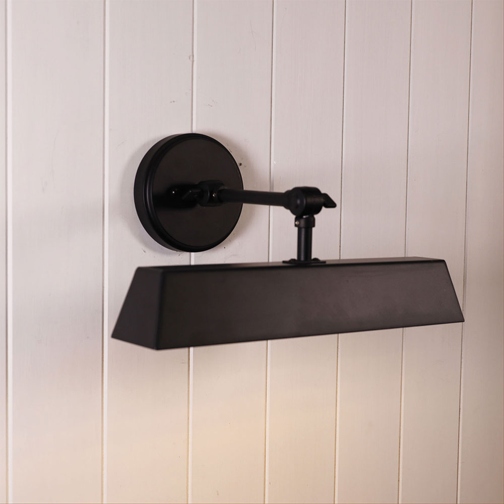 Loxby Metal Wall Light Black - OL50903BK
