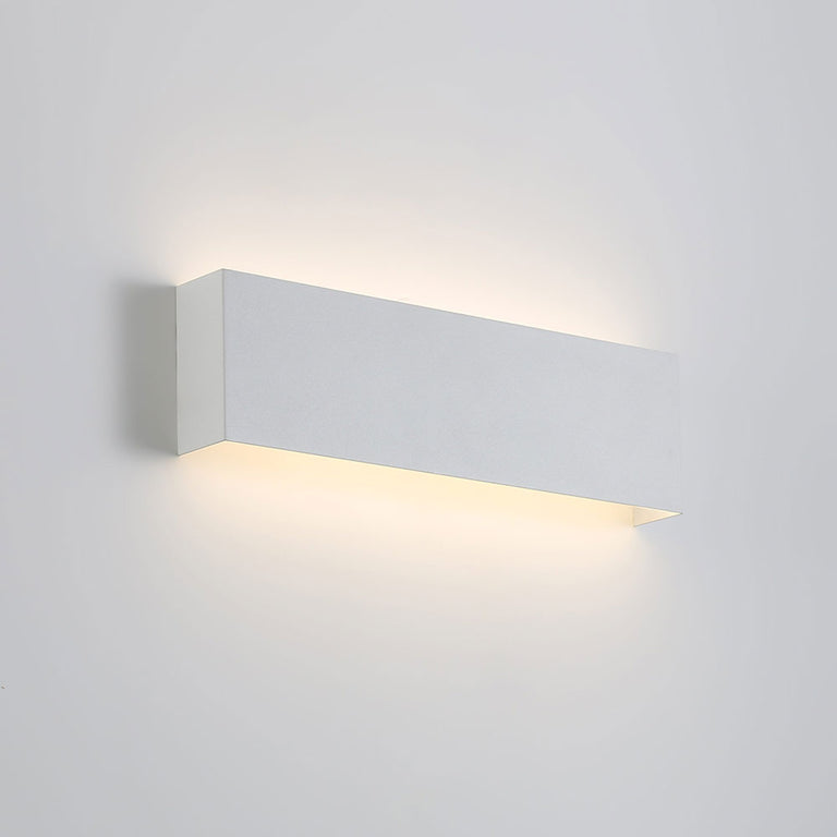 Rafter.30 12W Dimmable LED Wall Light White / Tri-Colour - OL51521/30WH