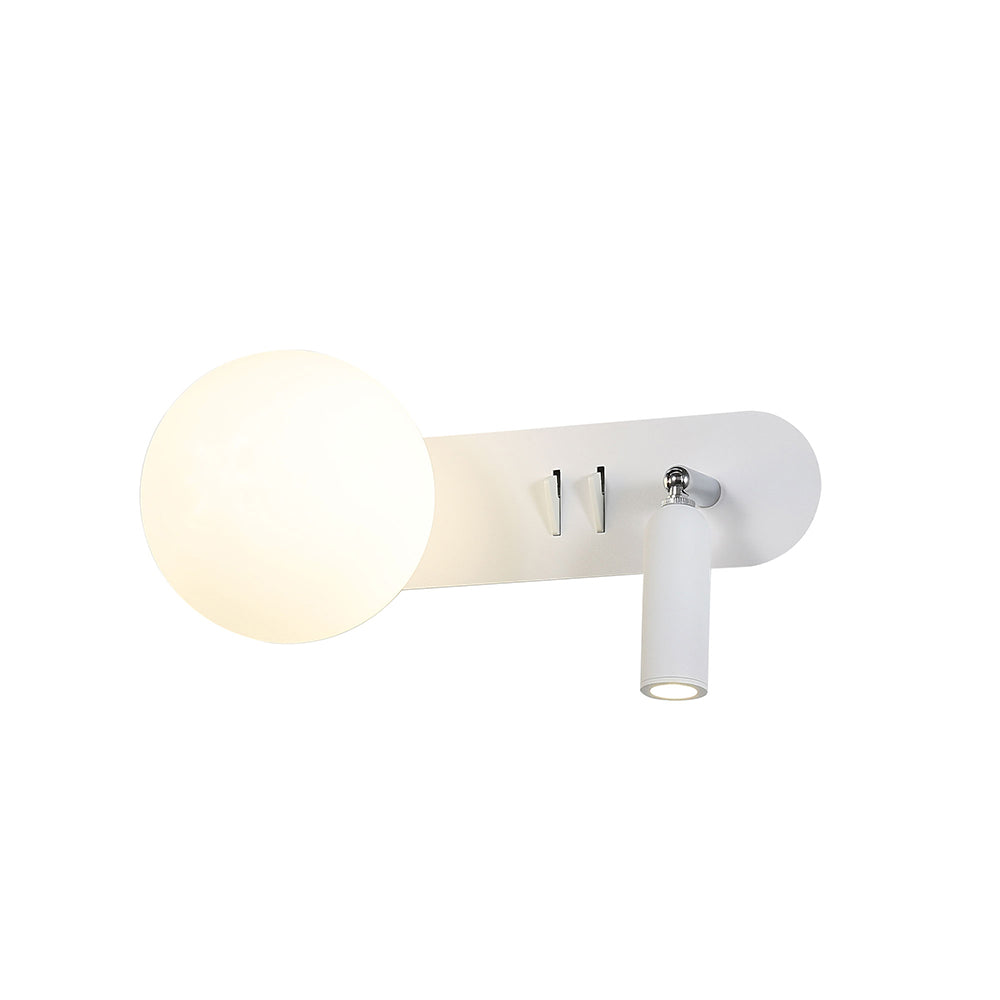 Harlow LED Bedhead Wall Light White - OL52215WH