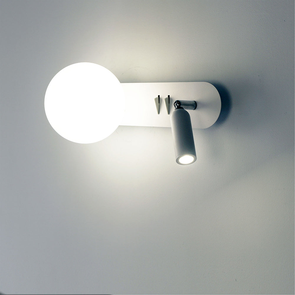 Harlow LED Bedhead Wall Light White - OL52215WH
