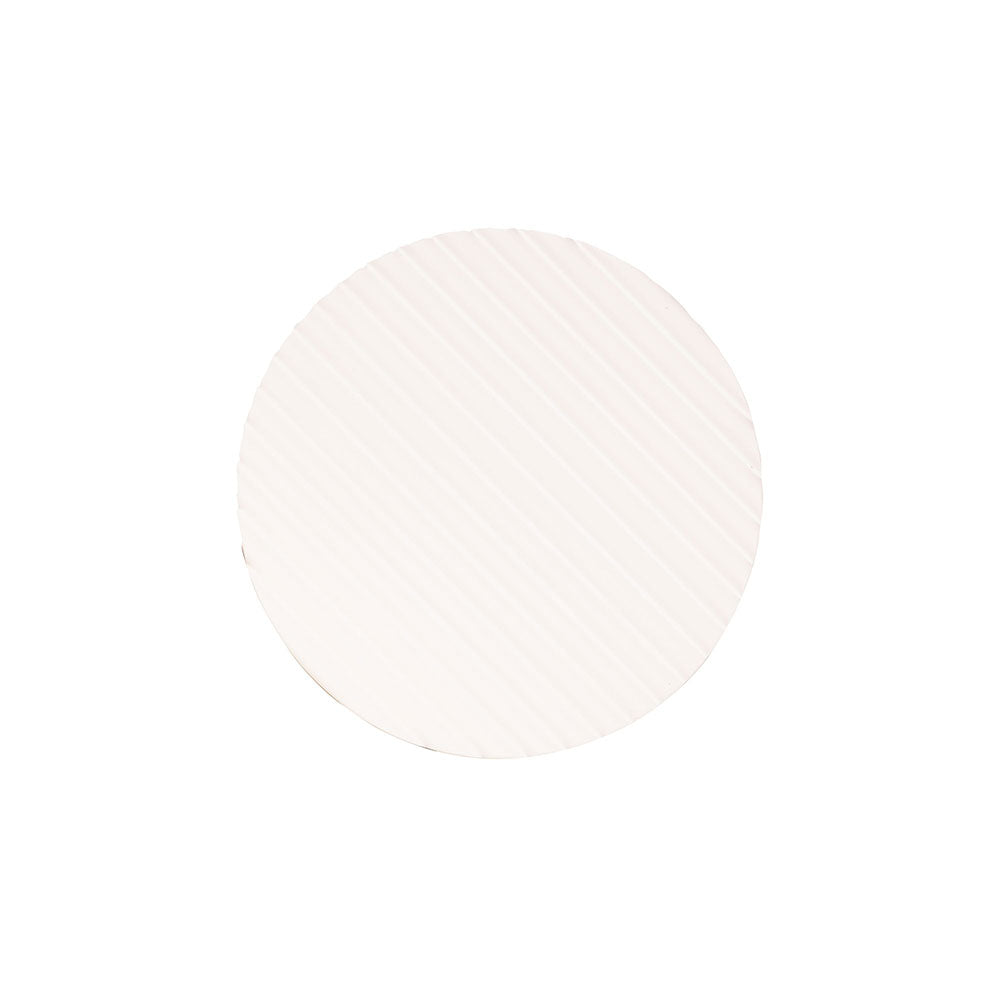 Dot 20 Scalloped Plaster Tri-Colour LED Wall Light White - OL53201/20SP