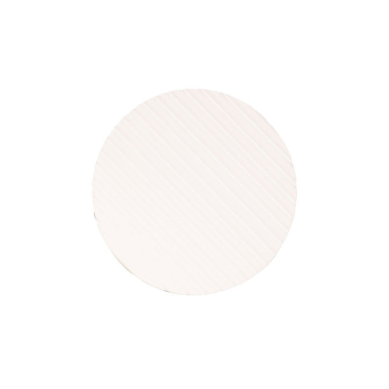 Dot 20 Scalloped Plaster Tri-Colour LED Wall Light White - OL53201/20SP