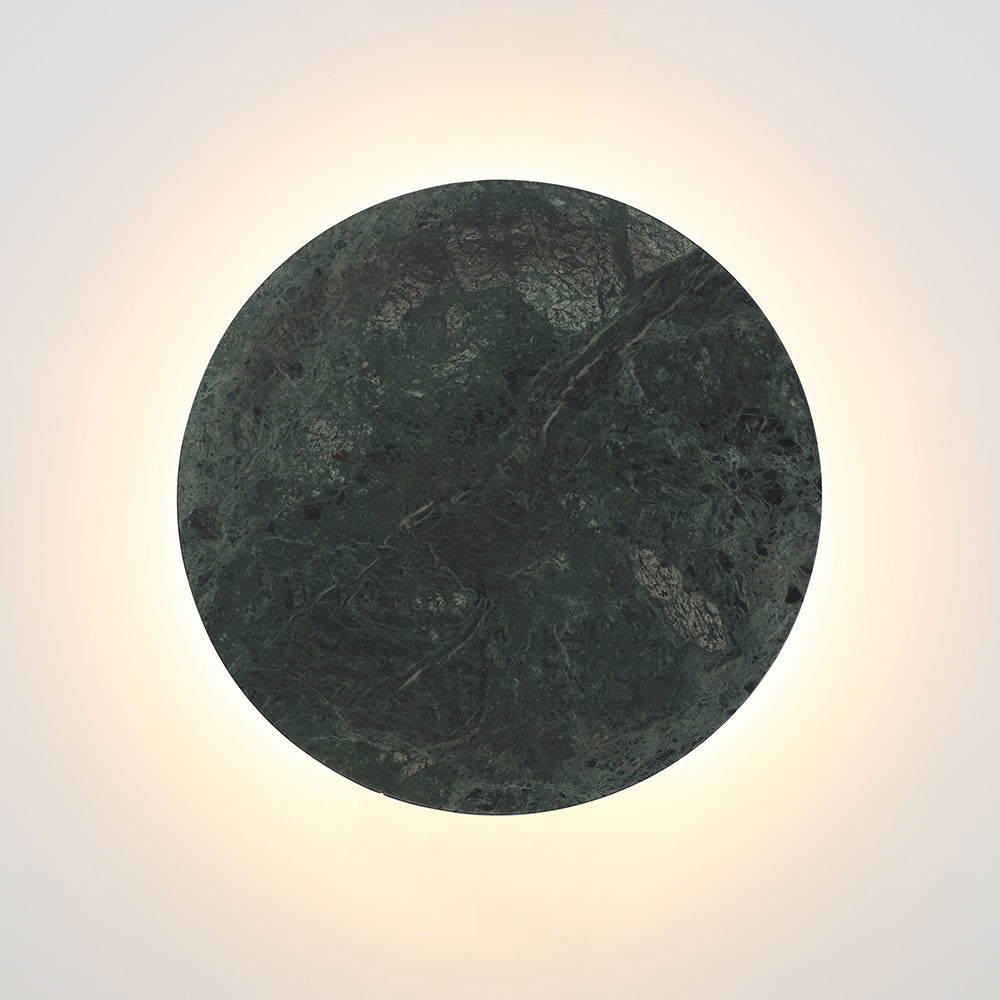 Dot.25 14W LED Dimmable Wall Light Green Marble / Tri-Colour - OL53201/25GN