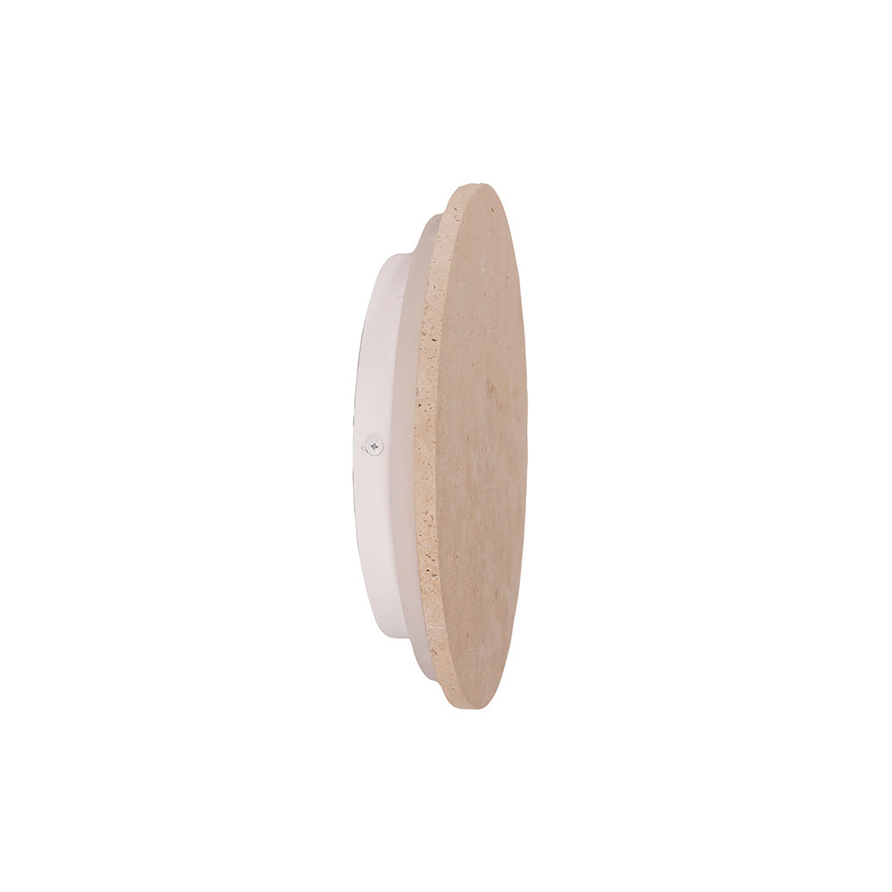 Dot.25 14W LED Dimmable Wall Light Travertine / Tri-Colour - OL53201/25TR