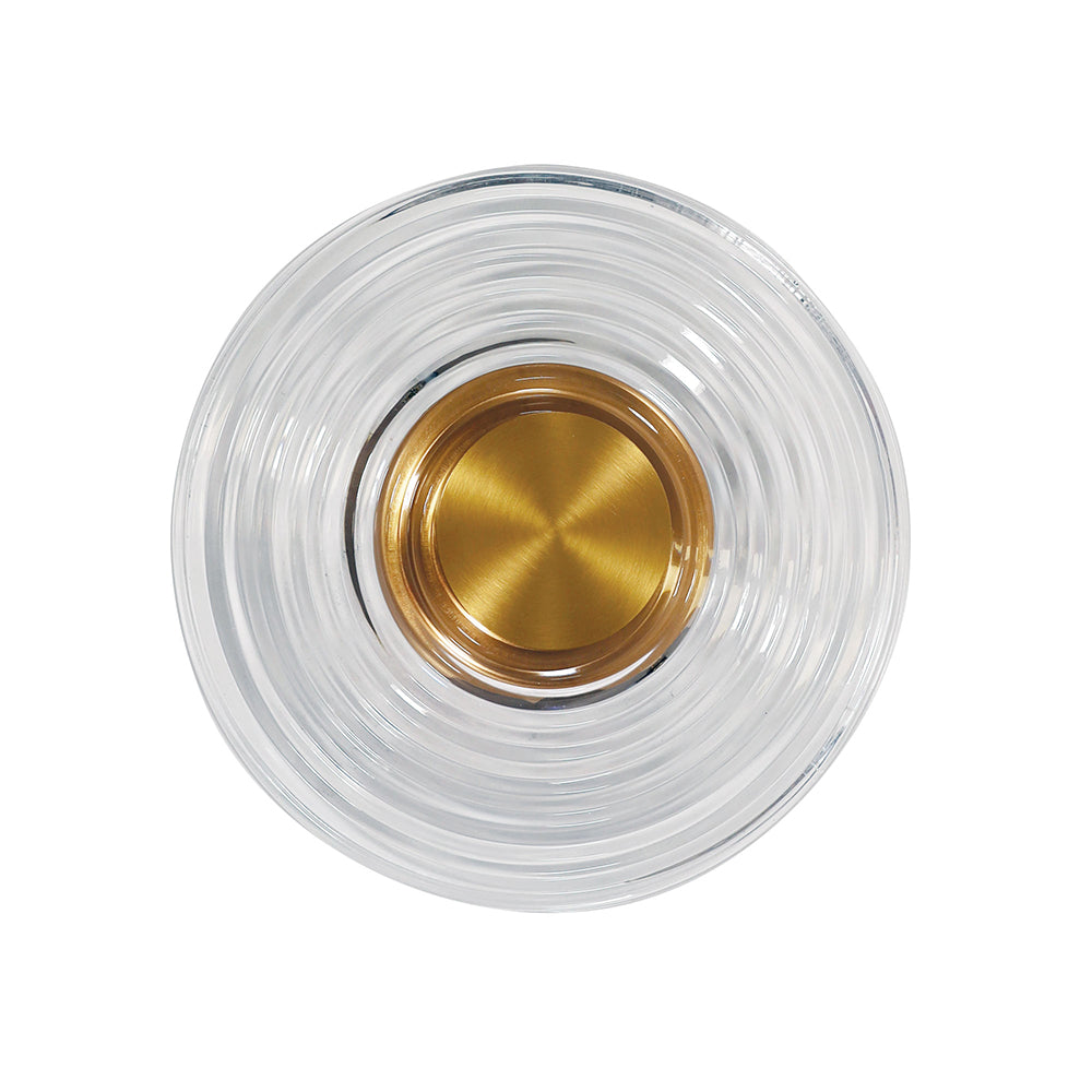 Cincin 8W LED Dimmable Wall Light Satin Brass / Tri-Colour - OL53325SB