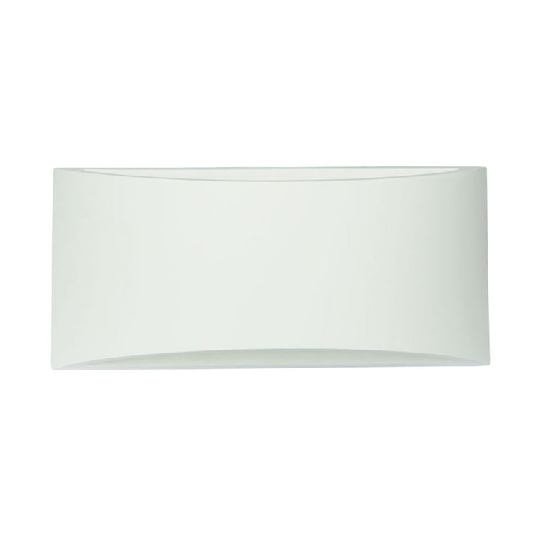 Lia Plaster Wall Washer Light White - OL53512