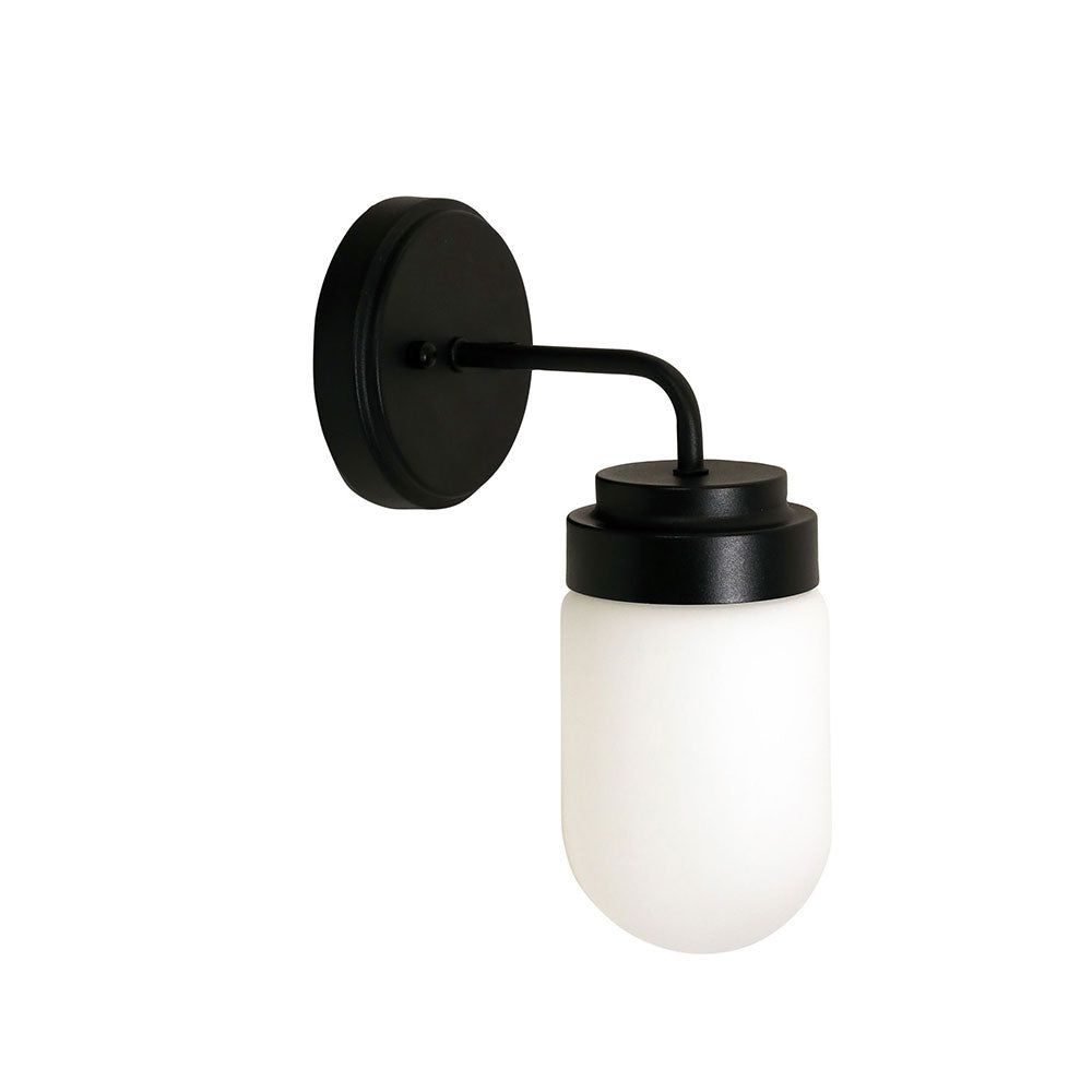 Dunburn Vanity Wall Light Black - OL54191BK